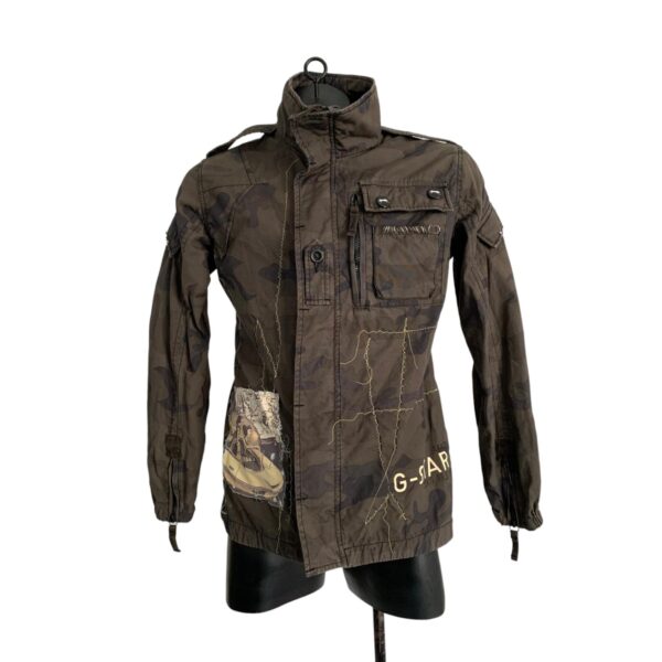 Upcycling G-Star Jacke Camouflage