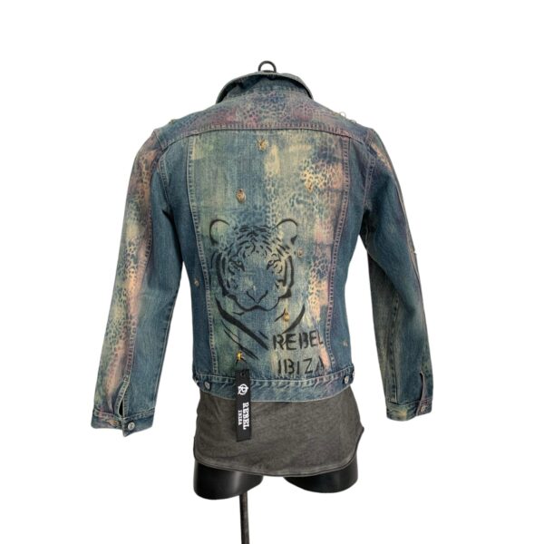 Upcycling S. Oliver Jeans Jacke made in Italy - Image 2