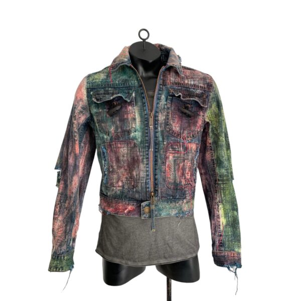 Upcycling Dsquared 2 Jeansjacke