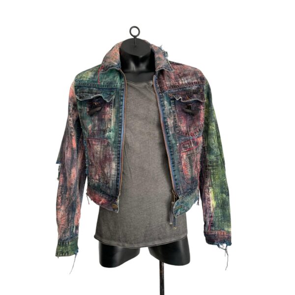 Upcycling Dsquared 2 Jeansjacke - Image 2