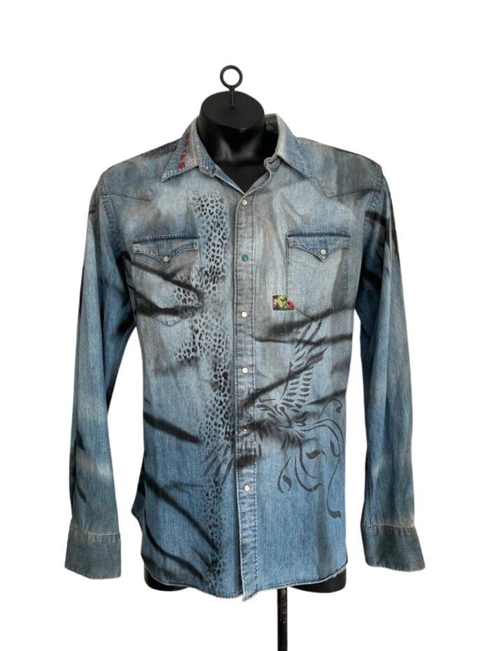 Upcycling Polo by Ralph Lauren Jeans Hemd