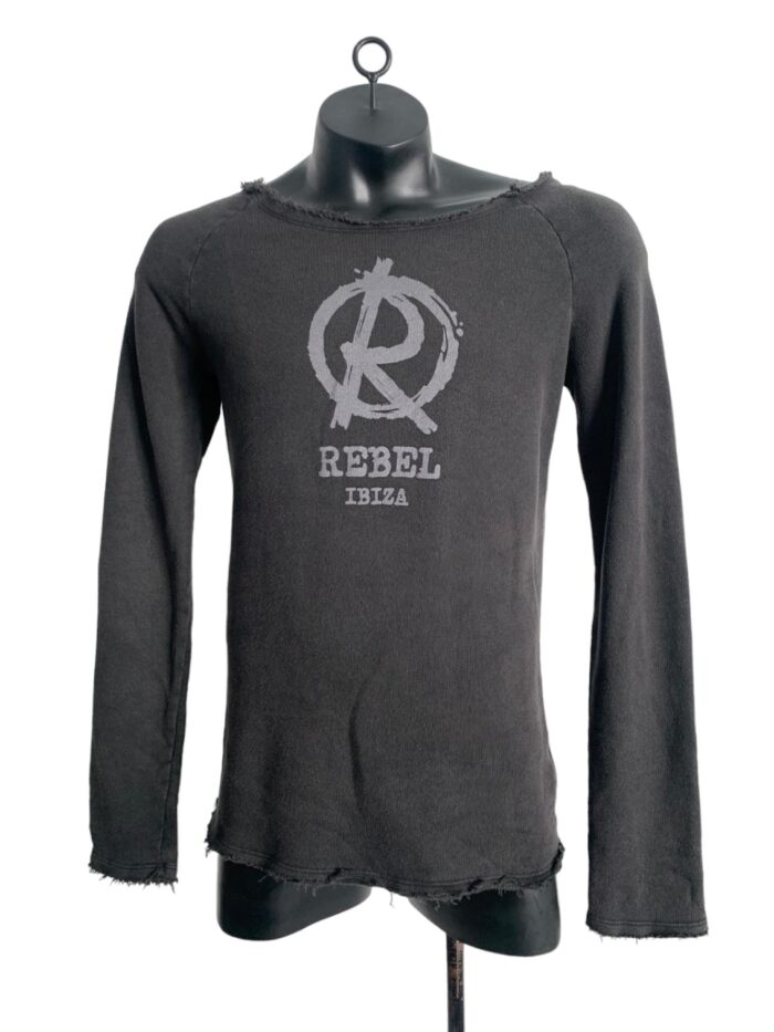 BOOMGAP SWEAT "REBEL IBIZA" (BLACK)