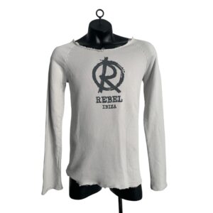 BOOMGAP SWEAT "REBEL IBIZA" (WHITE_GREY)