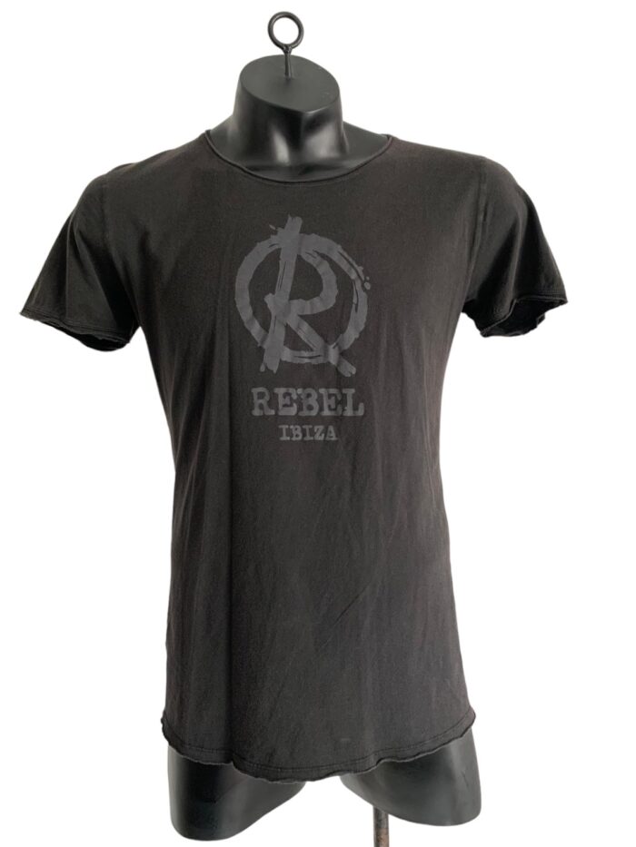 BASIC TSHIRT  "REBEL IBIZA" schwarz