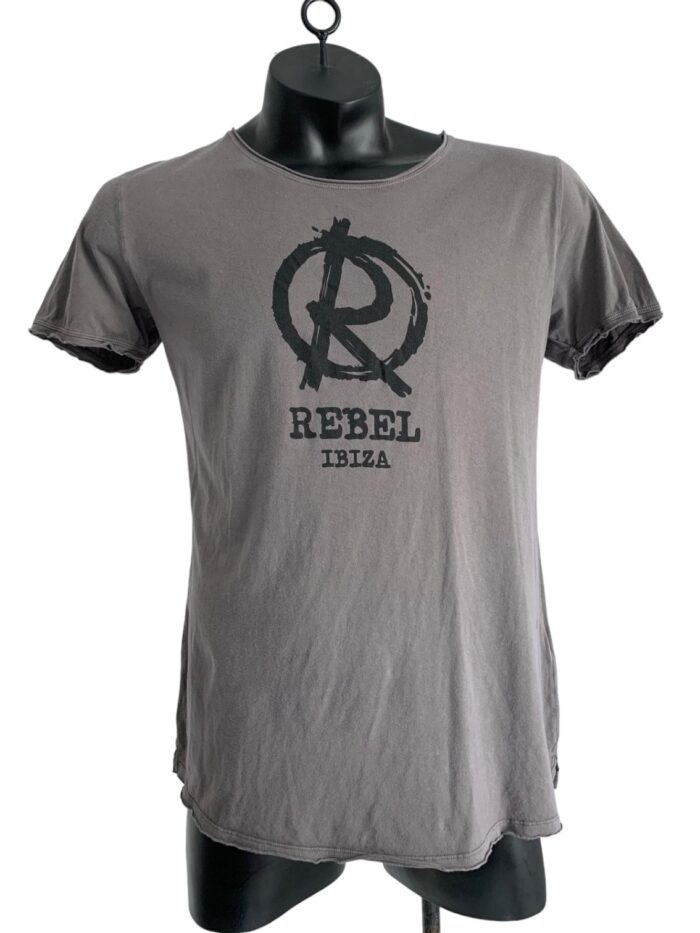 BASIC TSHIRT "Rebel Ibiza" dunkelgrau