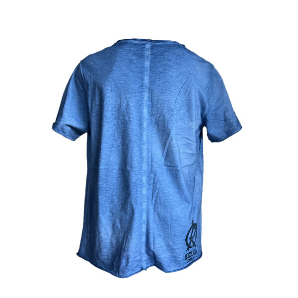 Upcycling T-Shirt Rebel Ibiza blue Monkey – Bild 2