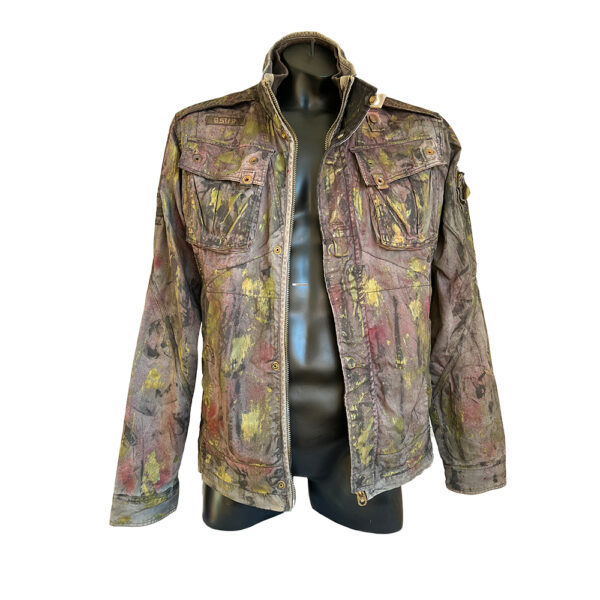 Upcycling Jacke Gstar RAW Banksy – Bild 2