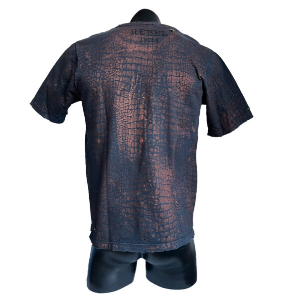 Upcycling T-Shirt Religion knight – Bild 2