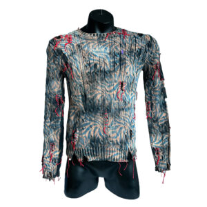 Upcycling Pullover Ralph Lauren red String