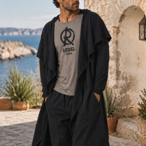 Abrigo "Coat Contemporary" negro
