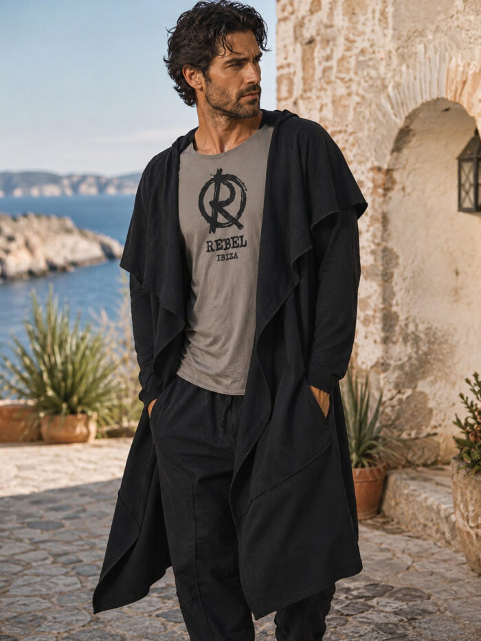 Abrigo "Coat Contemporary" negro