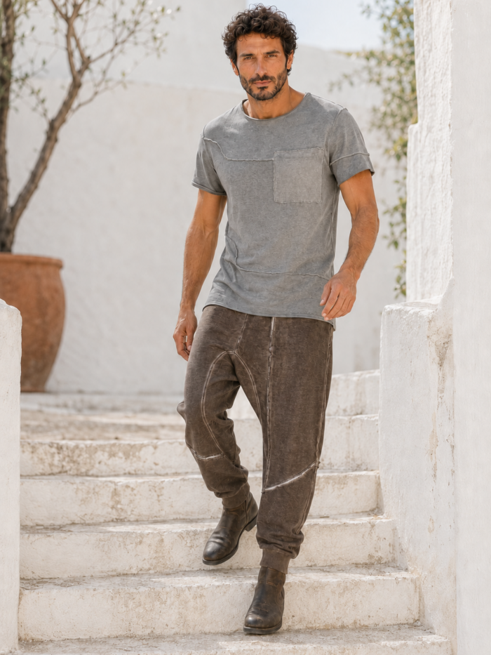 Rebel Ibiza T-Shirt "Judy" anthrazit