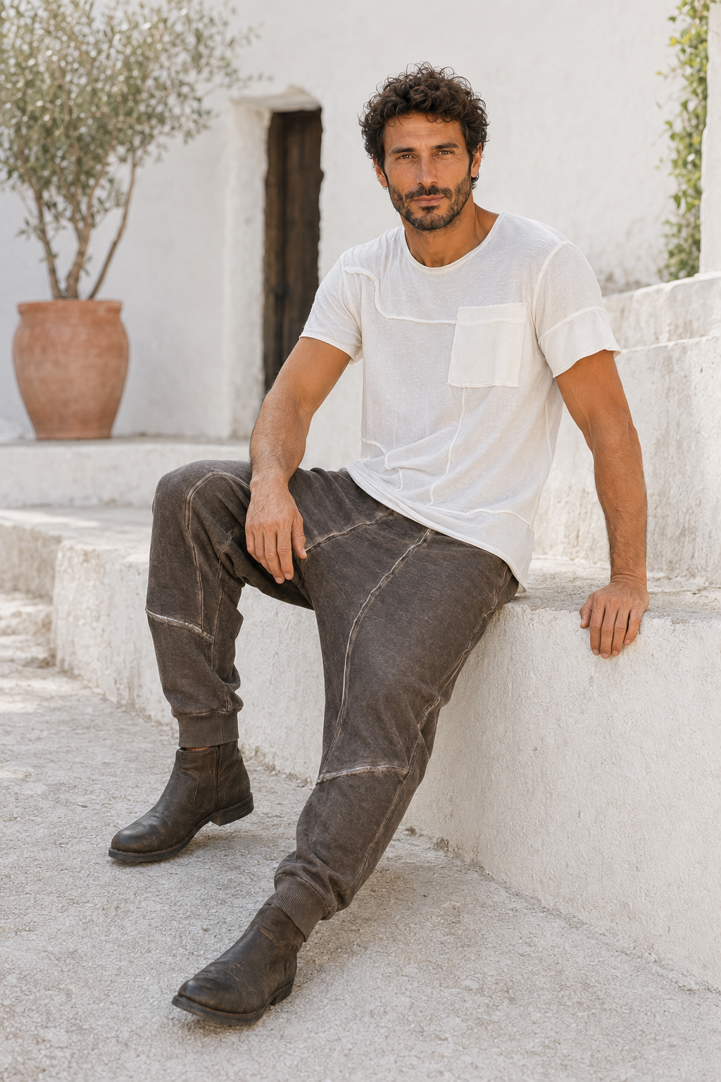 Rebel Ibiza T-Shirt "Judy" weiss