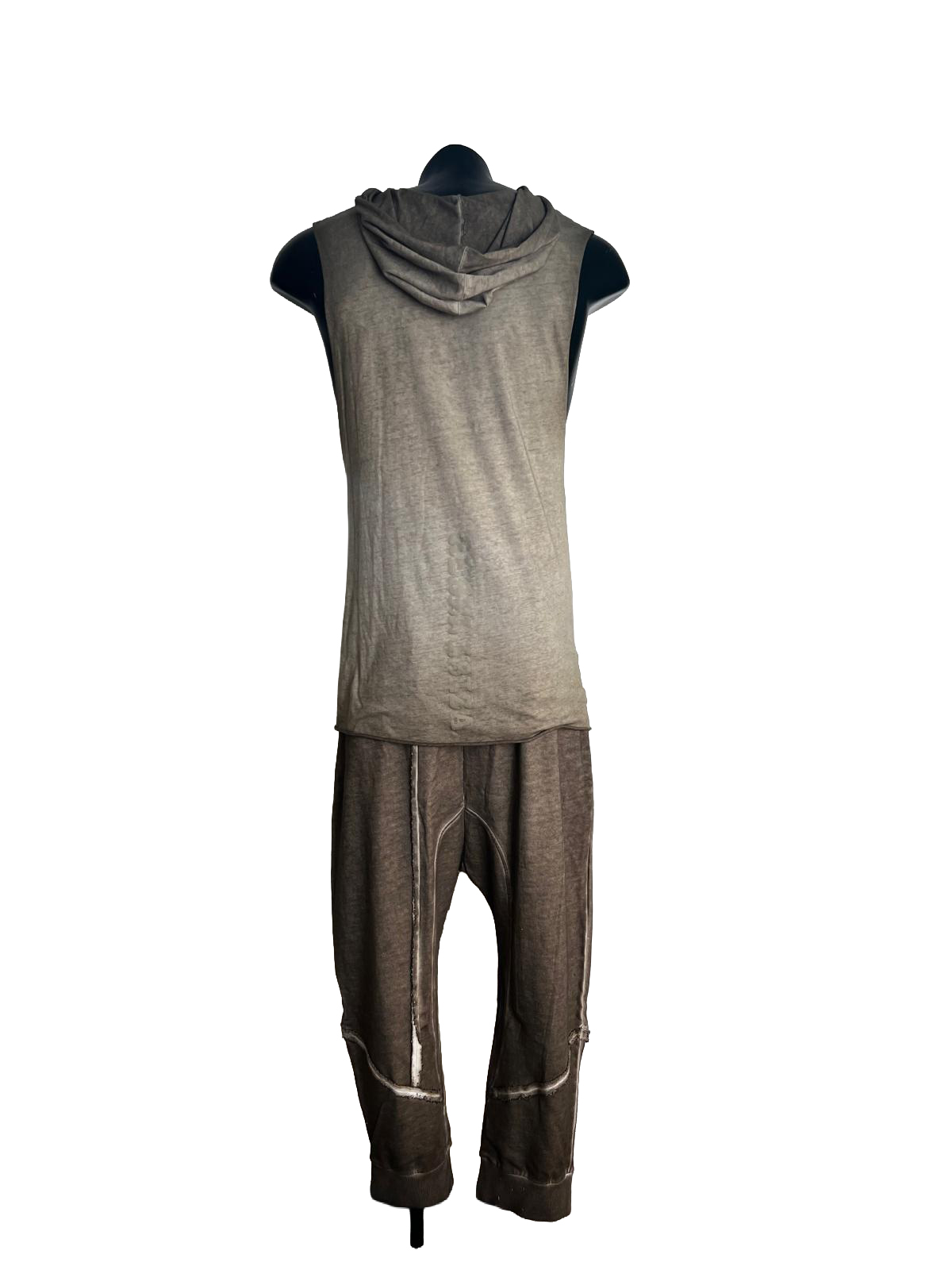 Rebel Ibiza Tank Top Hoodie olivgrün – Bild 3