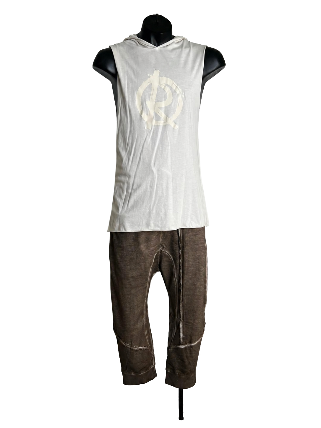 Rebel Ibiza Tank Top Hoodie weiss – Bild 2